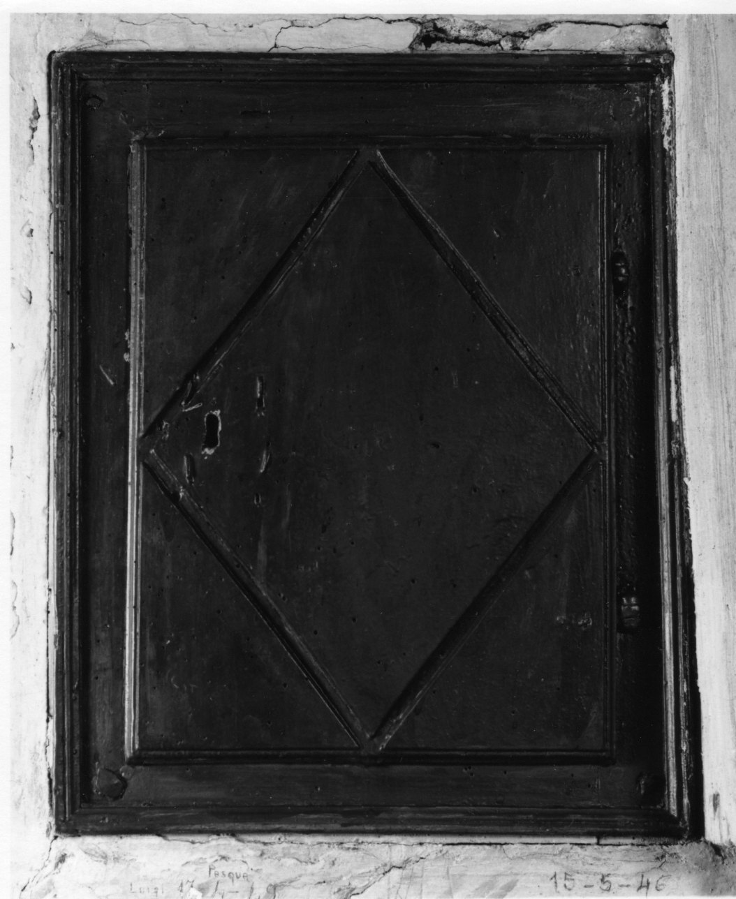 armadietto a muro, opera isolata - bottega astigiana (sec. XVII)