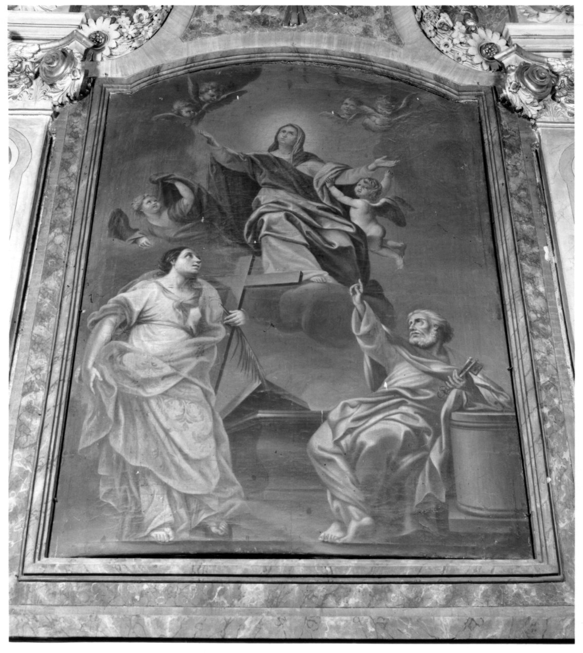 Madonna Assunta con Santa Giulia e San Pietro (dipinto, opera isolata) - ambito astigiano (seconda metà sec. XVIII)