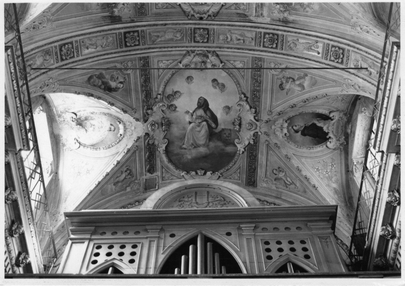 San Marco Evangelista (dipinto, elemento d'insieme) di Gambini Rodolfo (primo quarto sec. XX)