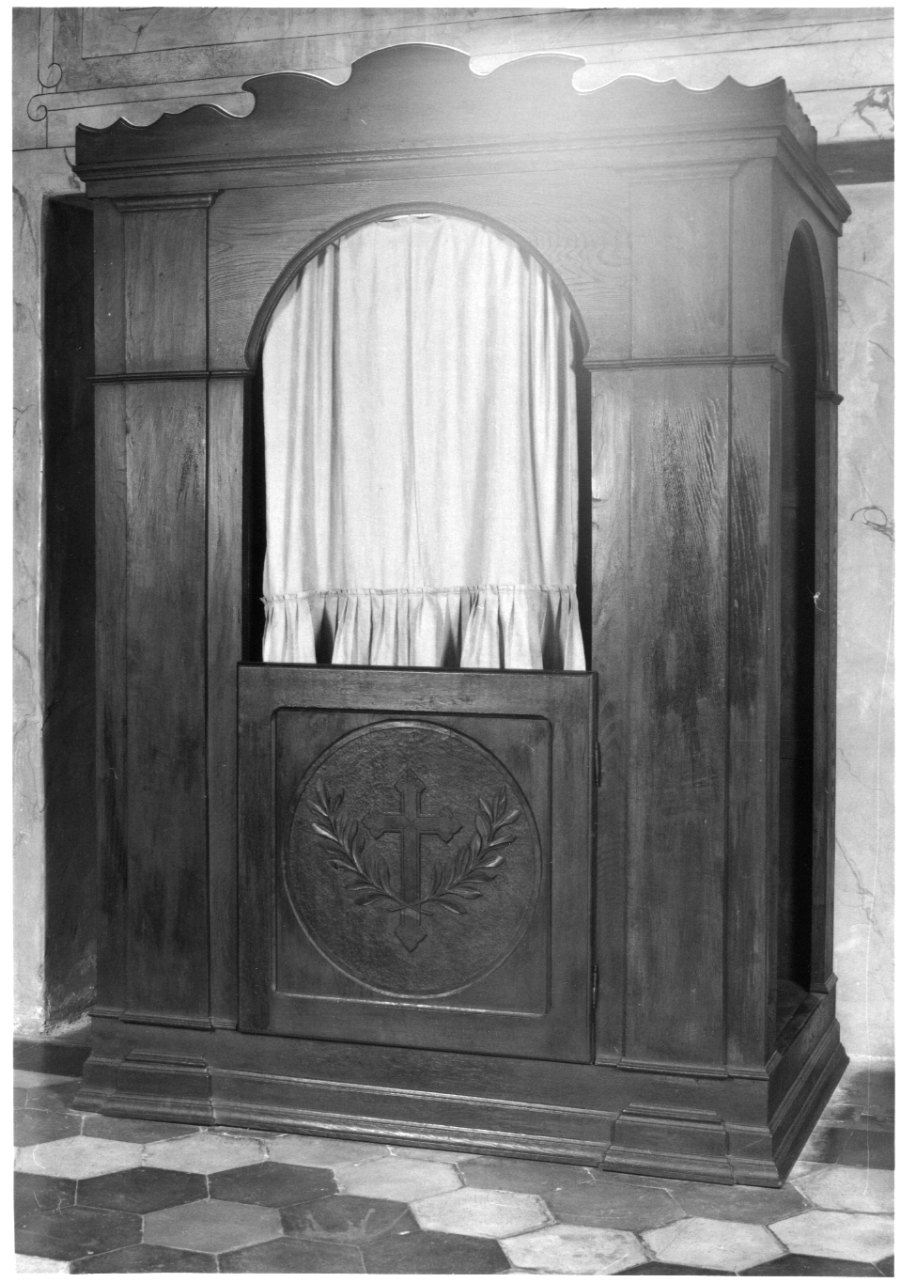 confessionale, opera isolata - bottega astigiana (primo quarto sec. XX)