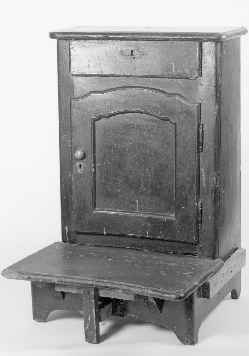 inginocchiatoio, opera isolata - ambito astigiano (sec. XIX)