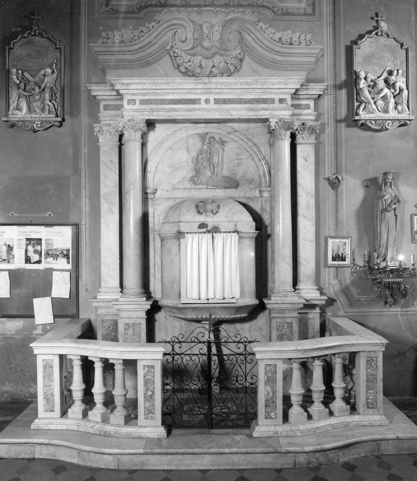 battesimo di Cristo (fonte battesimale, opera isolata) - ambito astigiano (primo quarto sec. XX)