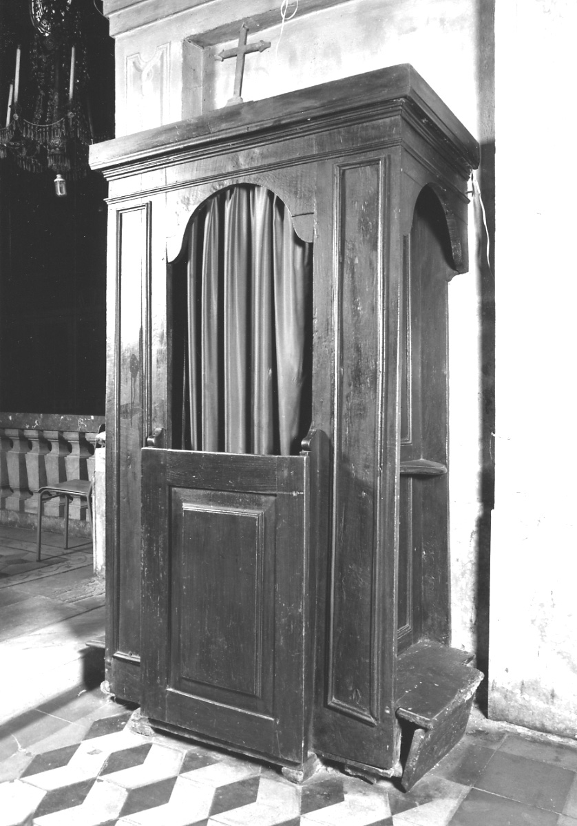 confessionale, opera isolata - ambito astigiano (sec. XIX)