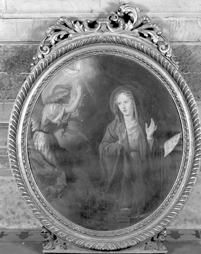 Annunciazione (dipinto, opera isolata) di Reffo Enrico (inizio sec. XX)