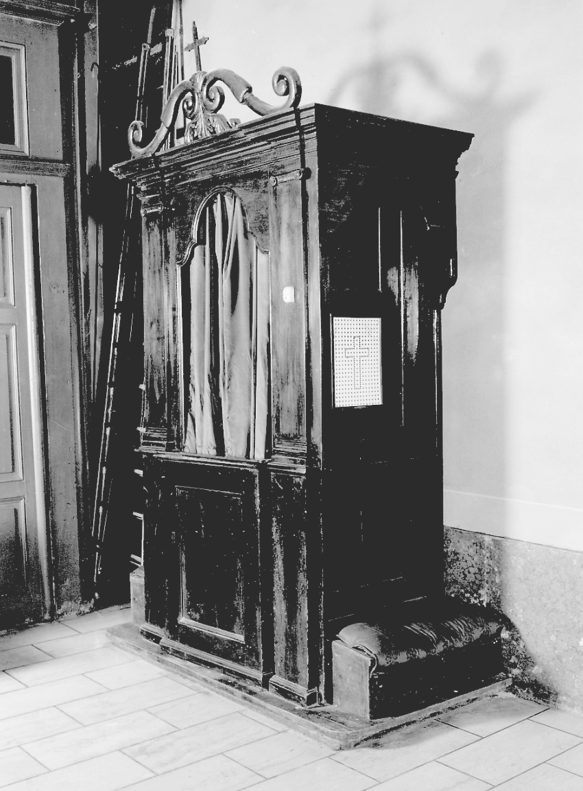 confessionale, opera isolata - ambito astigiano (seconda metà sec. XVIII, sec. XIX)