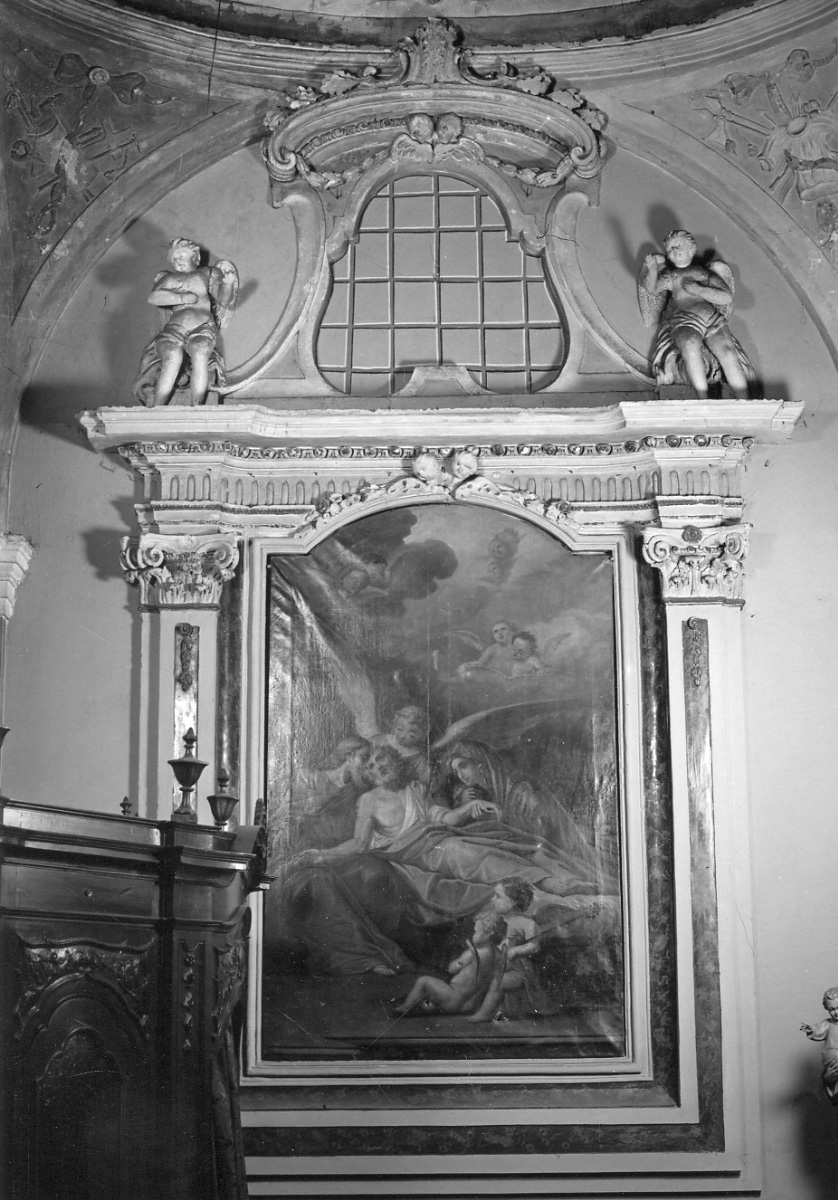 morte di San Giuseppe (dipinto, opera isolata) - ambito astigiano (terzo quarto sec. XVIII)