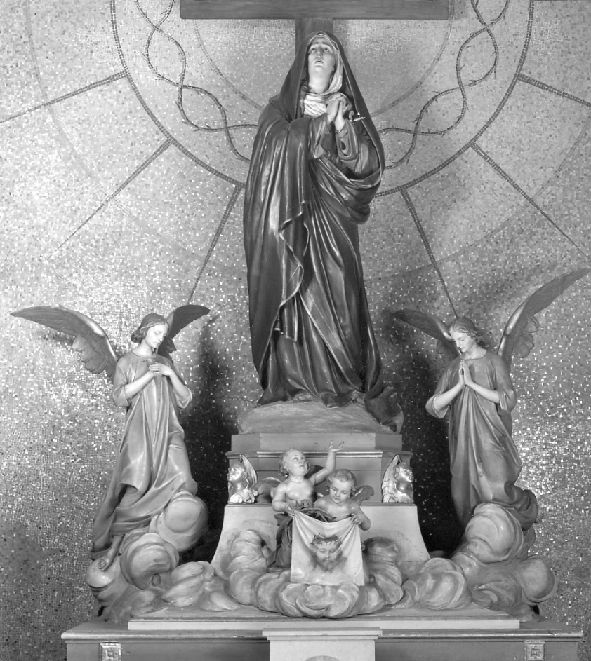 Madonna Addolorata con simboli della Passione (macchina processionale, opera isolata) - produzione piemontese (primo quarto sec. XX)