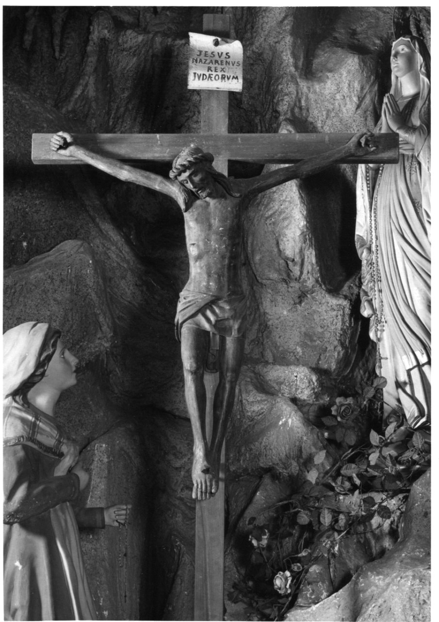 Cristo crocifisso dolente (crocifisso, opera isolata) - ambito astigiano (seconda metà sec. XV)