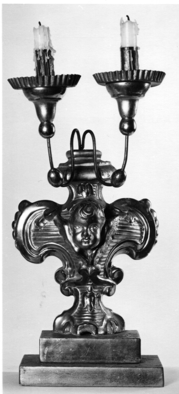 candelabro, serie - ambito piemontese (seconda metà sec. XIX)