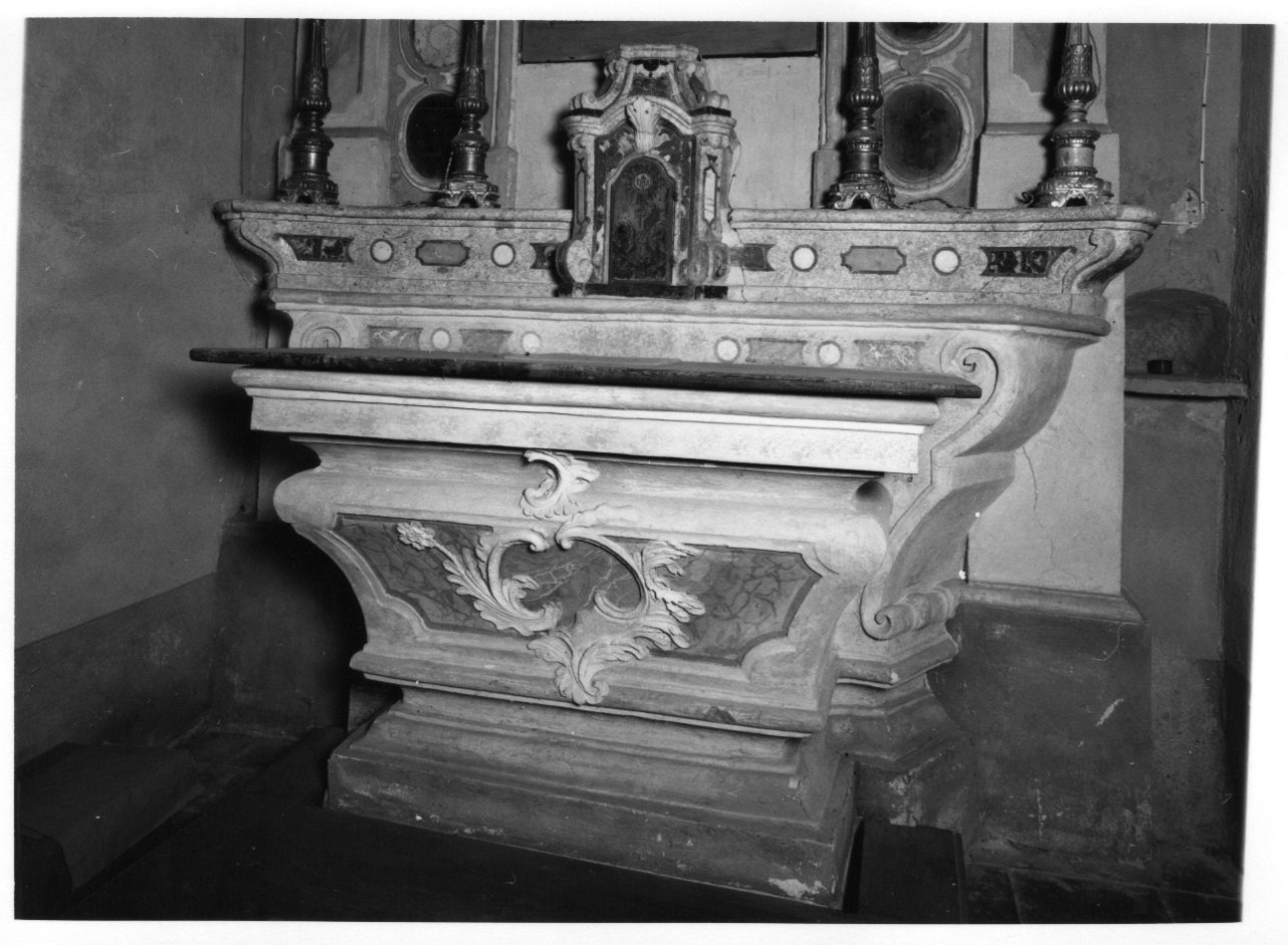 altare, opera isolata - ambito astigiano (seconda metà sec. XVIII)
