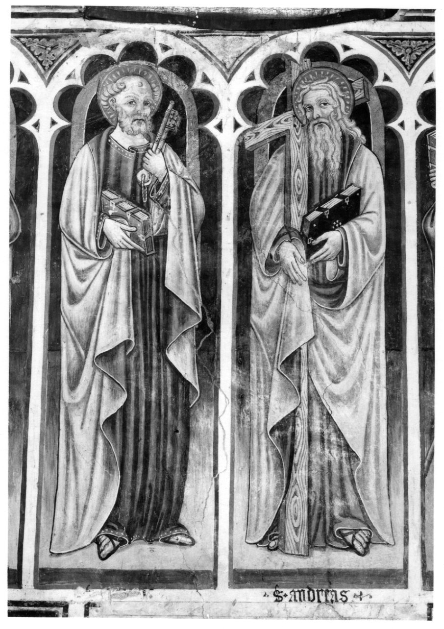 San Pietro e Sant'Andrea (dipinto) di Maestro di Roccaverano (ultimo quarto sec. XV)