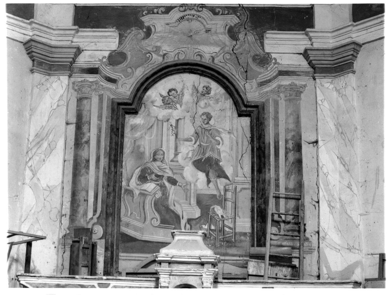 ANNUNCIAZIONE (dipinto, opera isolata) - ambito astigiano (seconda metà sec. XVIII)