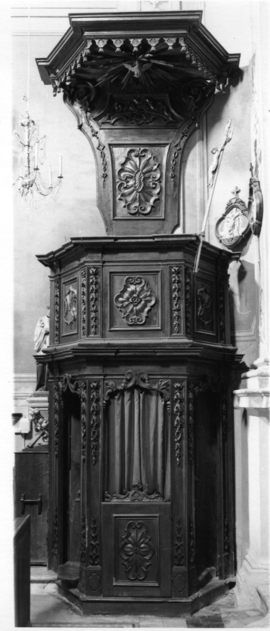 pulpito, opera isolata - bottega astigiana (terzo quarto sec. XVIII)