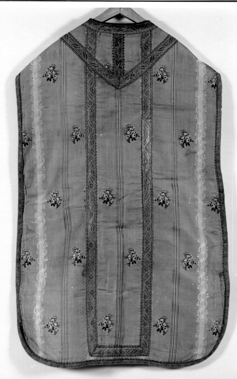 paramento liturgico, insieme - manifattura italiana (fine/inizio secc. XVIII/ XIX)