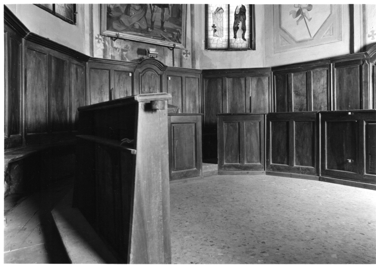 stalli del coro, opera isolata - bottega astigiana (seconda metà sec. XVIII)