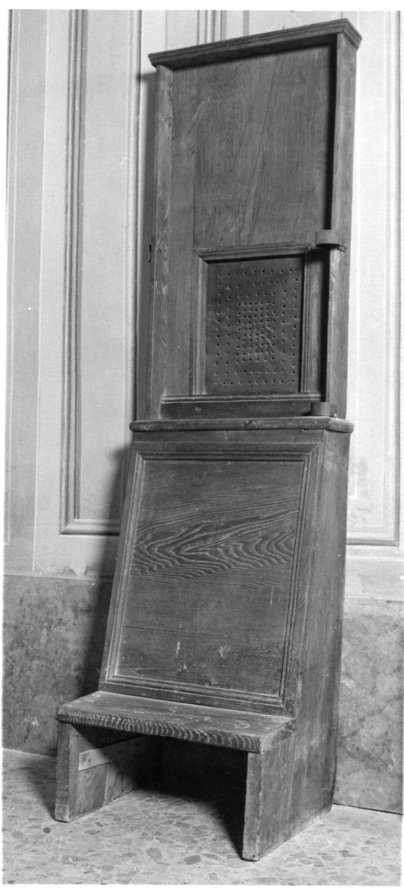 confessionale, opera isolata - ambito astigiano (sec. XIX)
