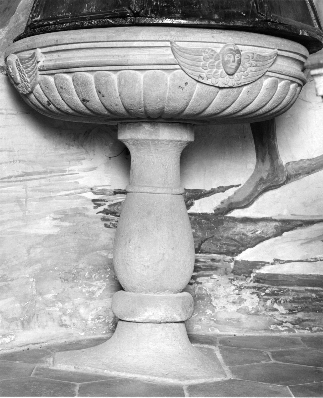 fonte battesimale, opera isolata - ambito astigiano (seconda metà sec. XVII)