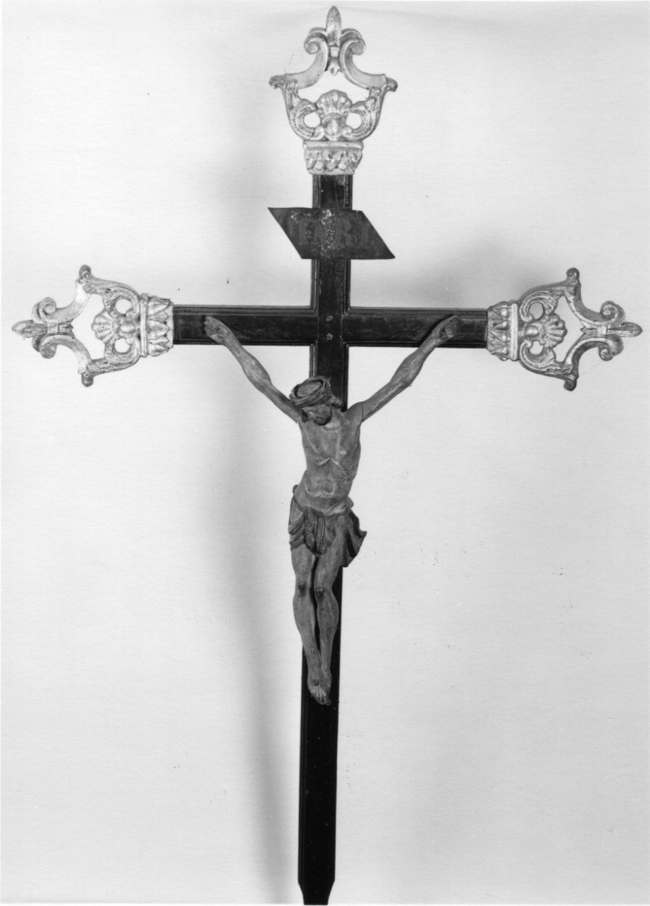 Cristo crocifisso dolente (crocifisso, opera isolata) - ambito astigiano (seconda metà sec. XVIII)