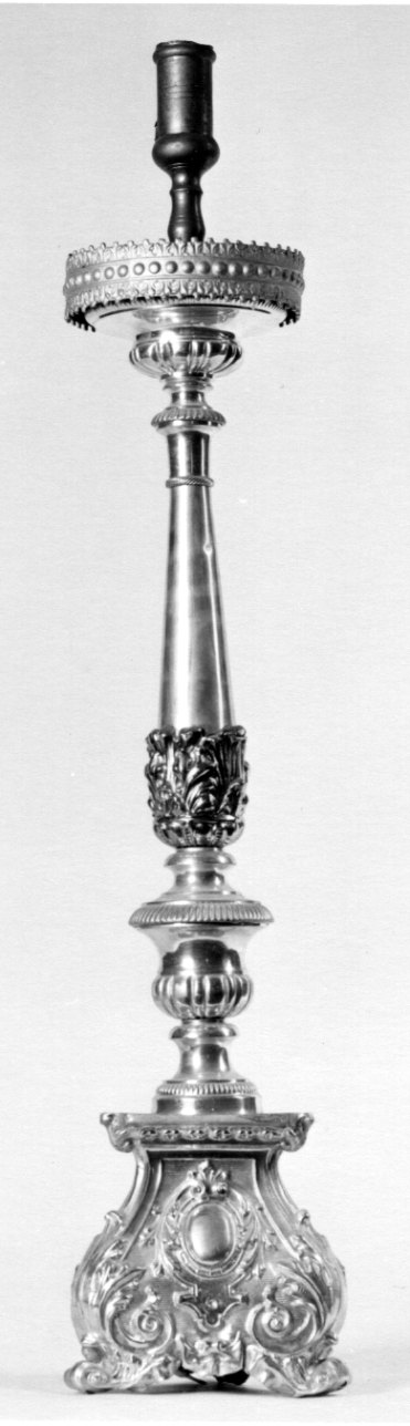 candeliere, serie - ambito piemontese (seconda metà sec. XIX)