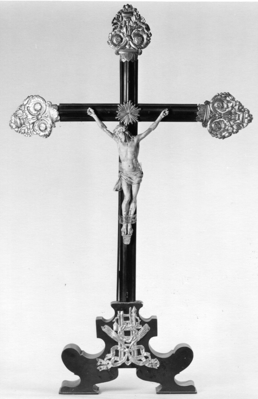 Cristo crocifisso dolente (croce d'altare, opera isolata) - ambito astigiano (prima metà sec. XIX)
