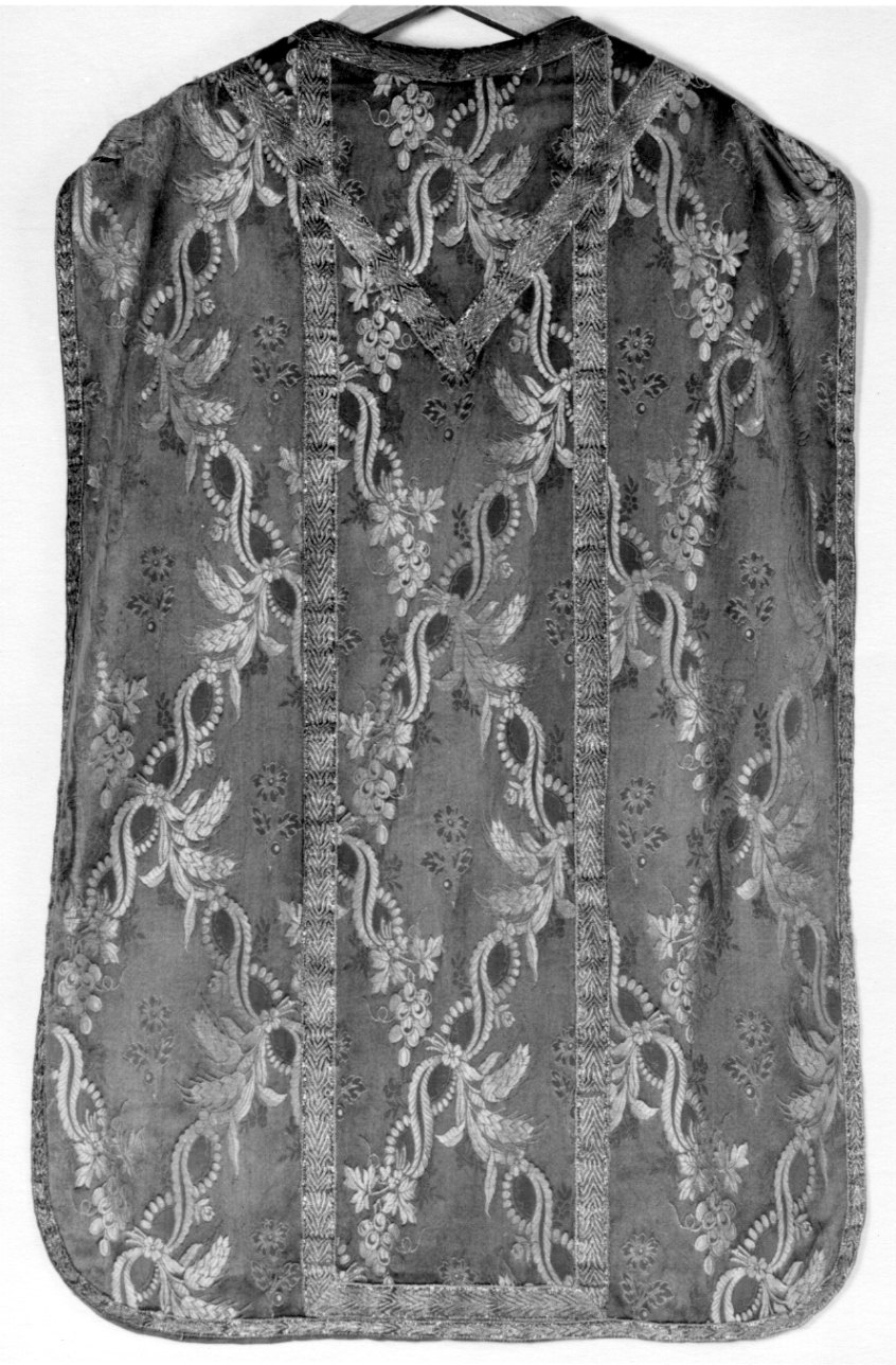 paramento liturgico, insieme - manifattura astigiana (seconda metà sec. XIX)