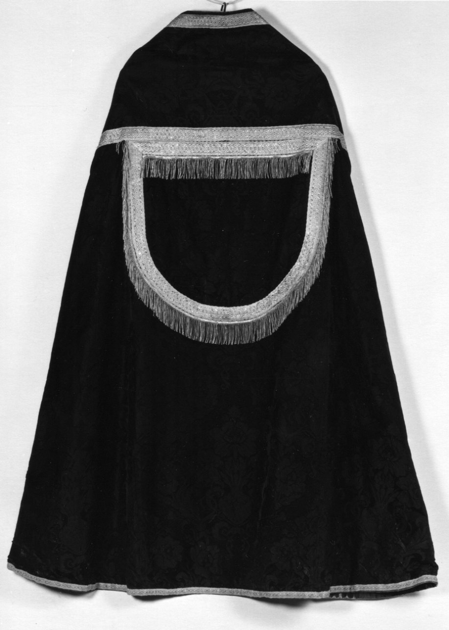 piviale, opera isolata - manifattura piemontese (seconda metà sec. XIX)