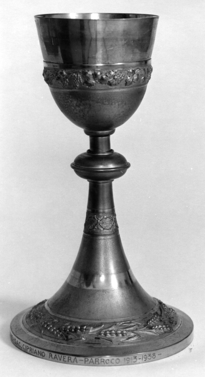 calice, opera isolata - bottega piemontese (secondo quarto sec. XX)