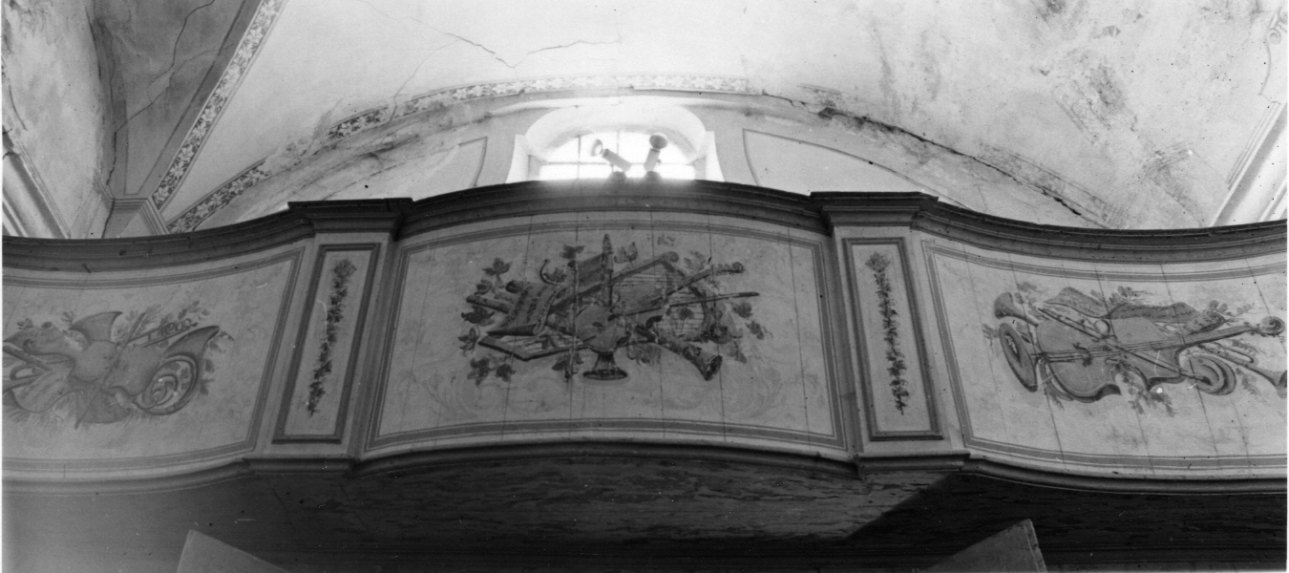 strumenti musicali (cantoria, opera isolata) - bottega astigiana (prima metà sec. XIX)