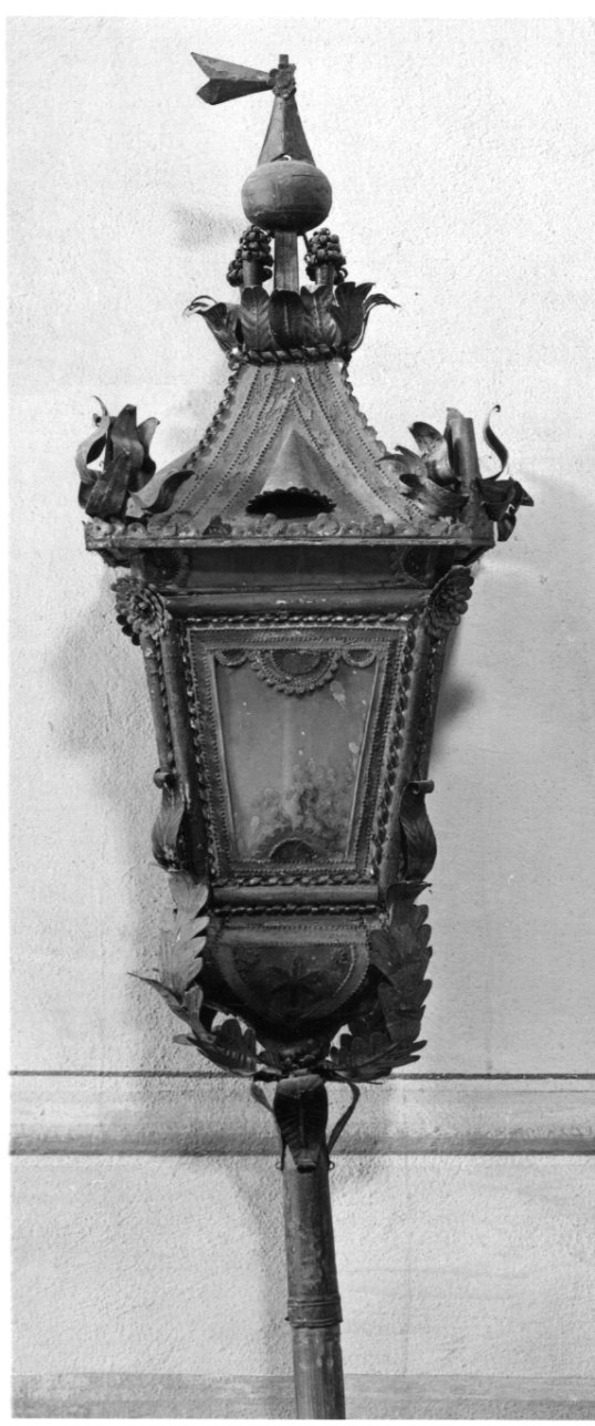 lanterna processionale, serie - ambito astigiano (seconda metà sec. XVIII)