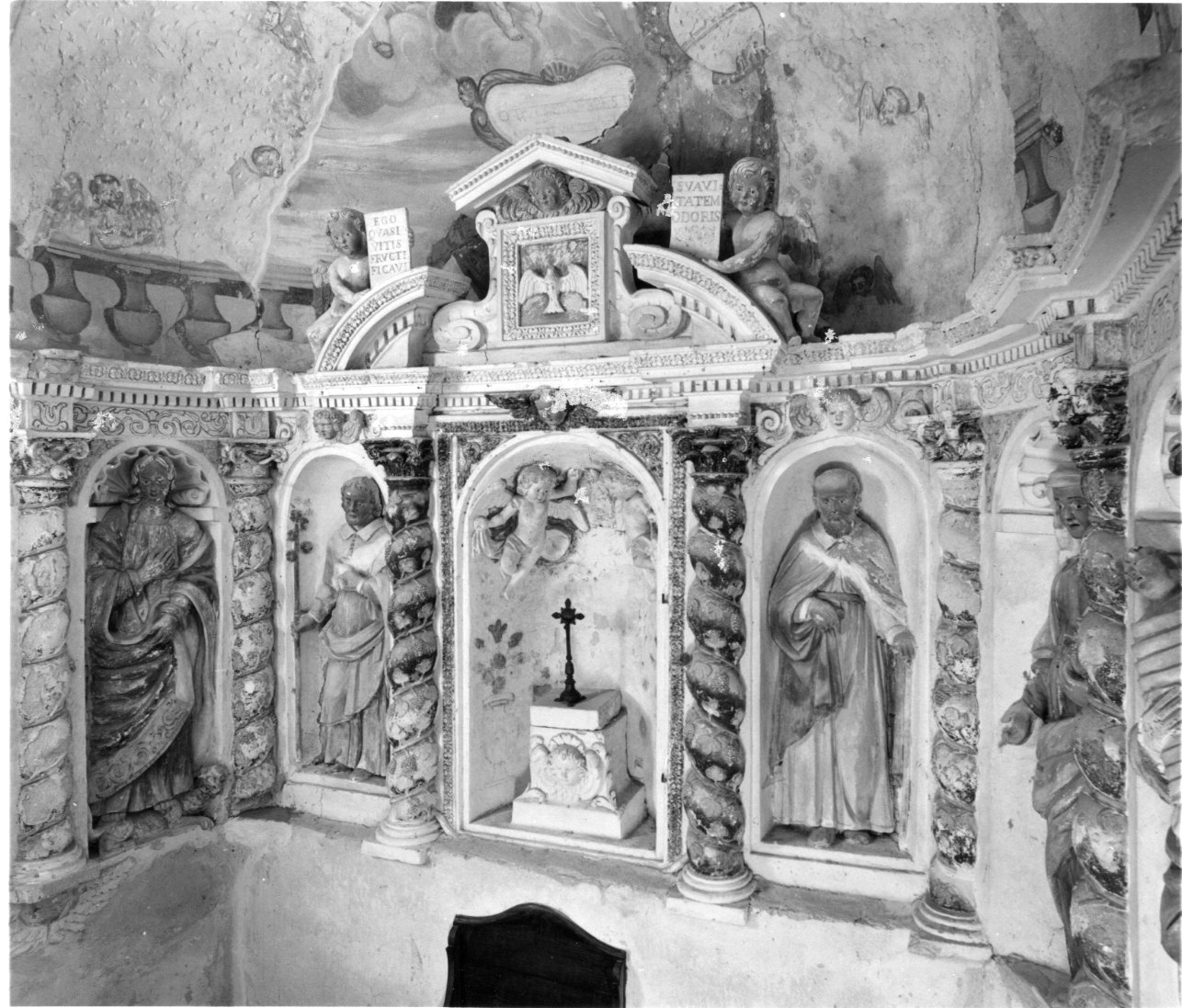 decorazione plastica, insieme - ambito astigiano (seconda metà sec. XVII)