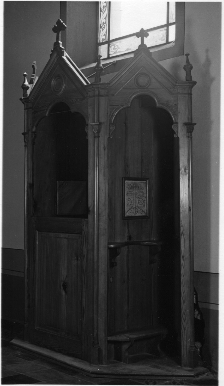 confessionale, serie - ambito astigiano (fine sec. XIX)