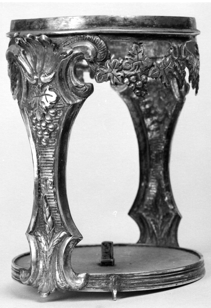 ostensorio, opera isolata - bottega torinese (ultimo quarto sec. XVIII)