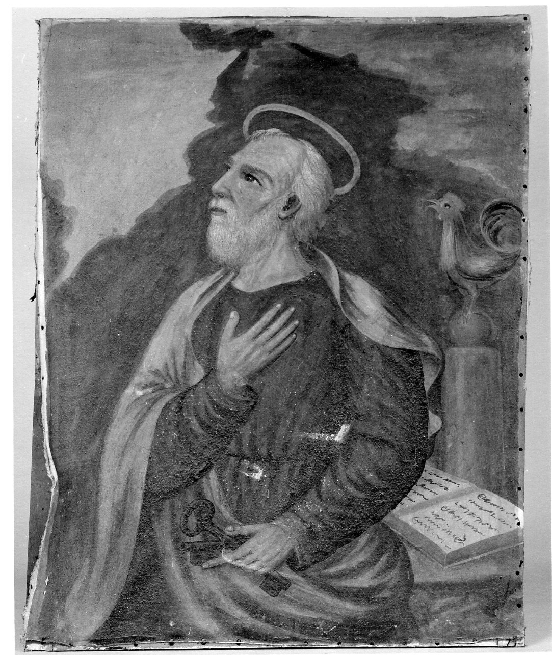 San Pietro (dipinto, opera isolata) di Teppati Garino Luigi (sec. XIX)