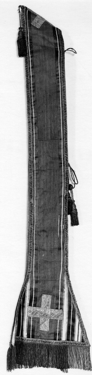 stola, opera isolata - manifattura italiana (fine sec. XVIII)