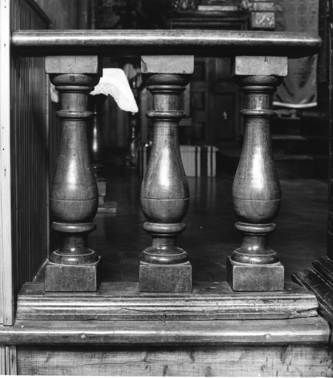 balaustrata, serie - bottega piemontese (fine sec. XVII)