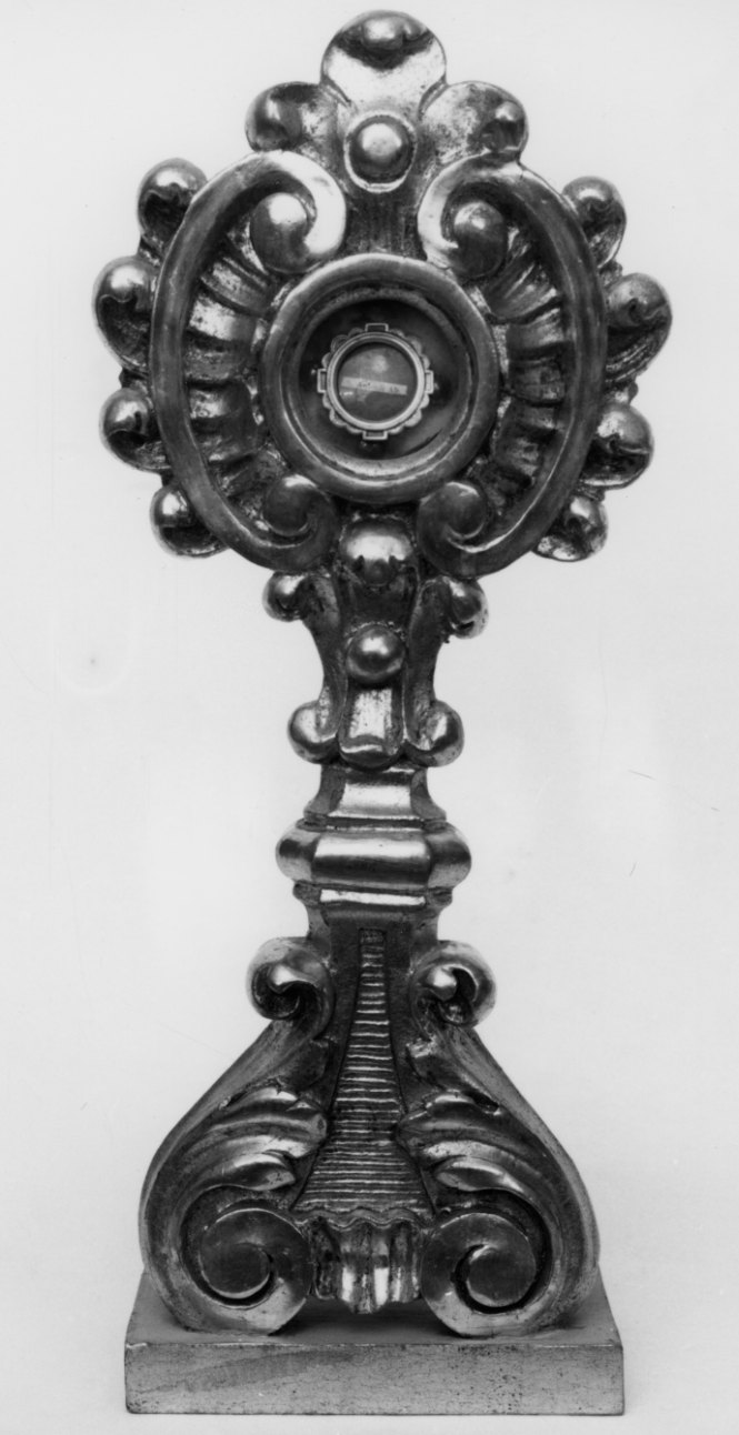 reliquiario - a ostensorio, opera isolata - bottega piemontese (primo quarto sec. XVIII)