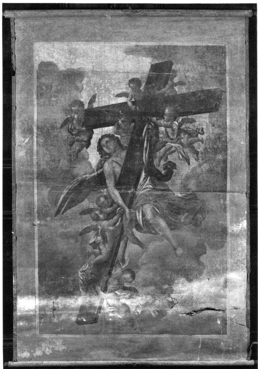 esaltazione della vera croce (dipinto) - ambito piemontese (prima metà sec. XVII)