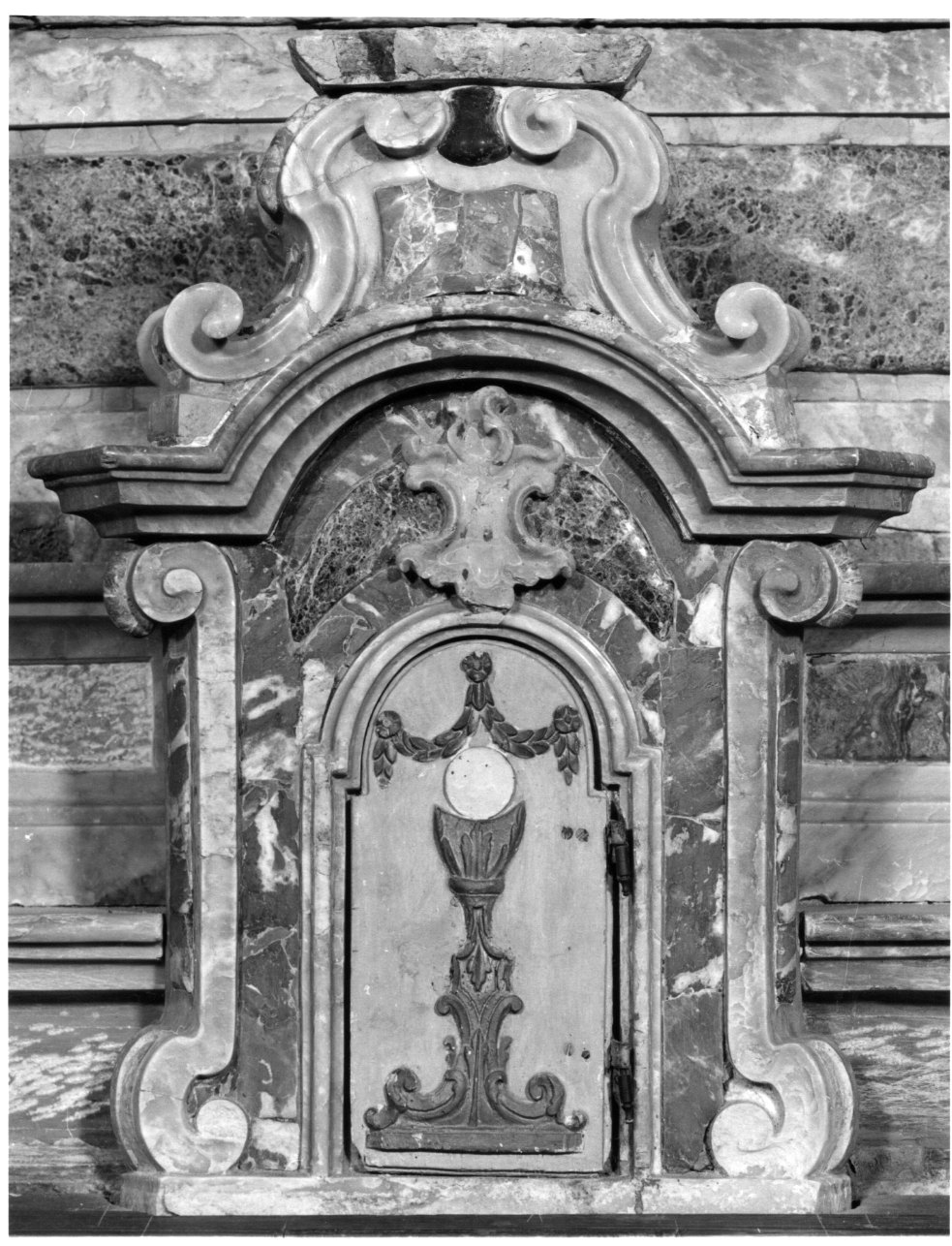 calice eucaristico (tabernacolo) - bottega piemontese (seconda metà sec. XVIII)