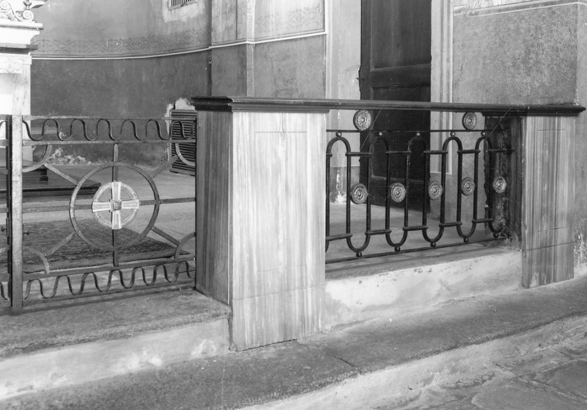 balaustrata, opera isolata - bottega piemontese (secondo quarto, fine/inizio sec. XIX, secc. XIX/ XX)