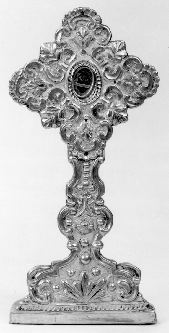 reliquiario - a ostensorio, opera isolata - bottega piemontese (ultimo quarto sec. XIX)