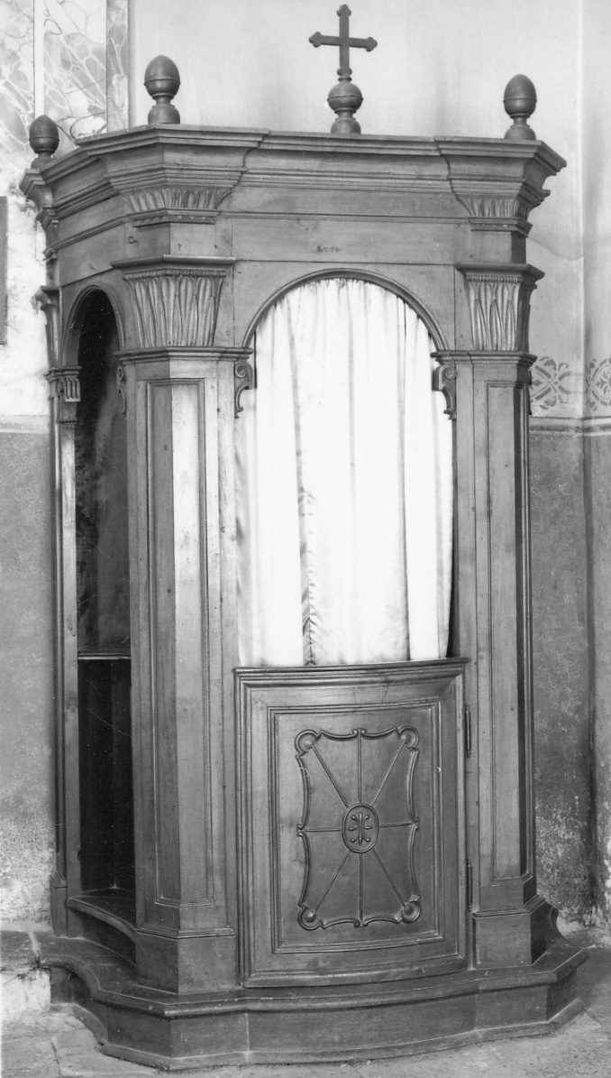 confessionale, opera isolata - bottega piemontese (secondo quarto sec. XIX)