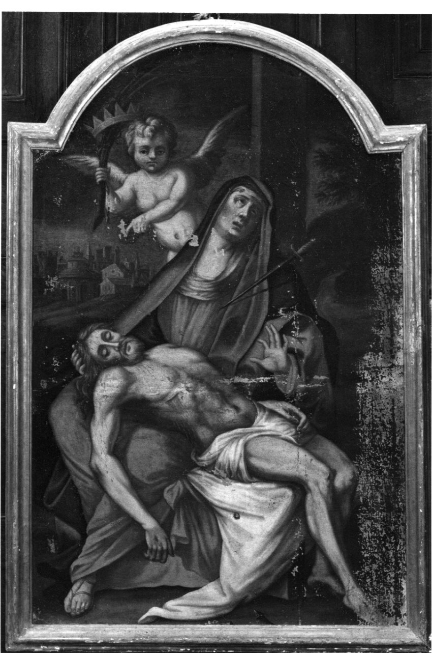Pietà (dipinto, opera isolata) - ambito piemontese (seconda metà sec. XVIII)