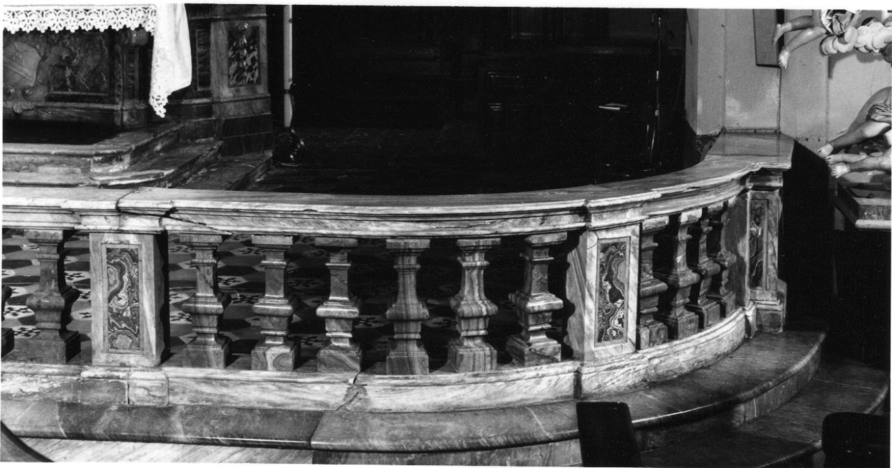 balaustrata, opera isolata di Scala A (sec. XVIII)