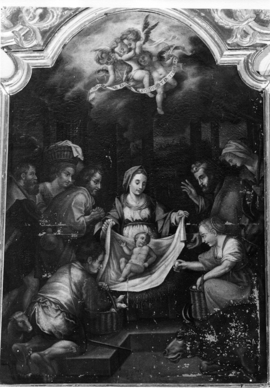 adorazione dei pastori (dipinto, opera isolata) - ambito piemontese (fine/inizio secc. XVII/ XVIII)