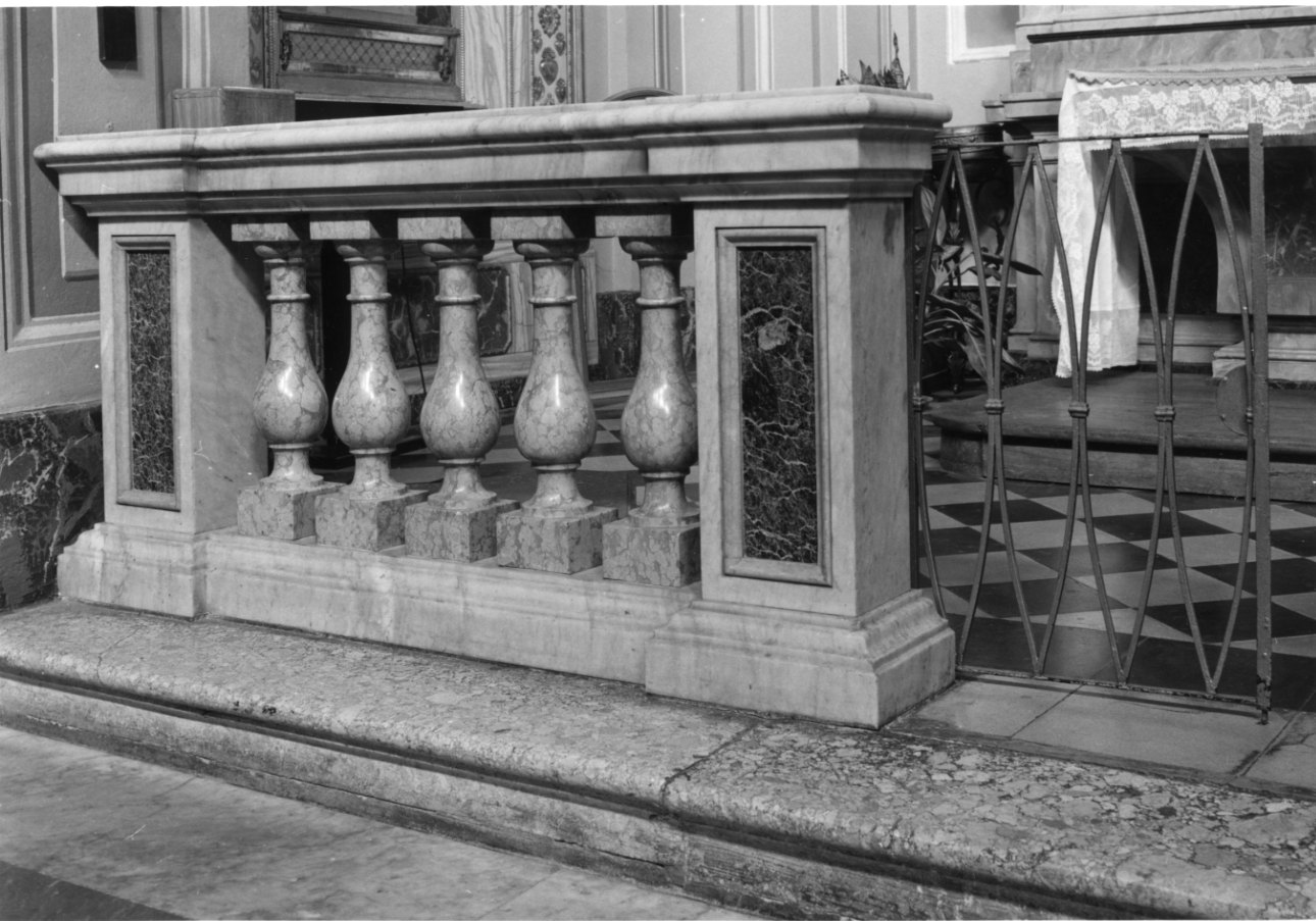 balaustrata, serie - bottega piemontese (seconda metà sec. XIX)