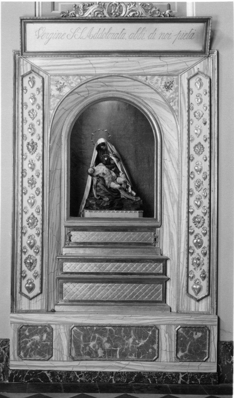 Sacro Cuore di Maria (edicola, opera isolata) - bottega piemontese (seconda metà sec. XIX)