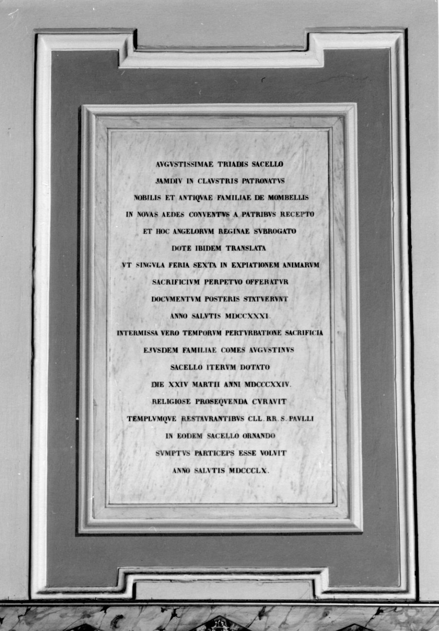 lapide tombale, opera isolata - bottega piemontese (metà sec. XIX)