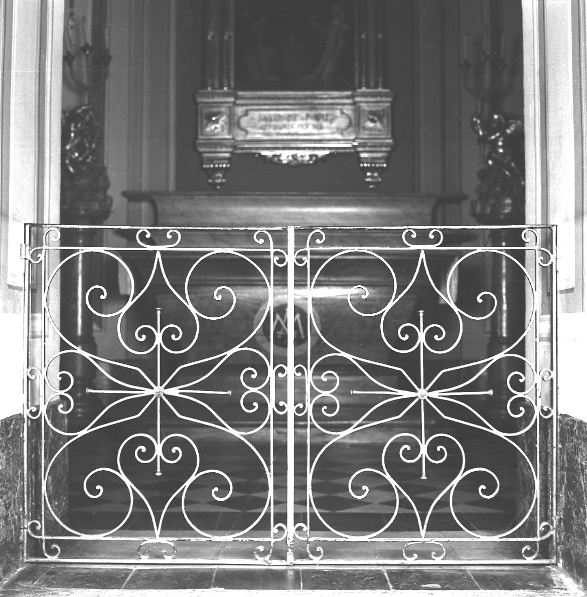 cancello, opera isolata - bottega piemontese (ultimo quarto sec. XIX)