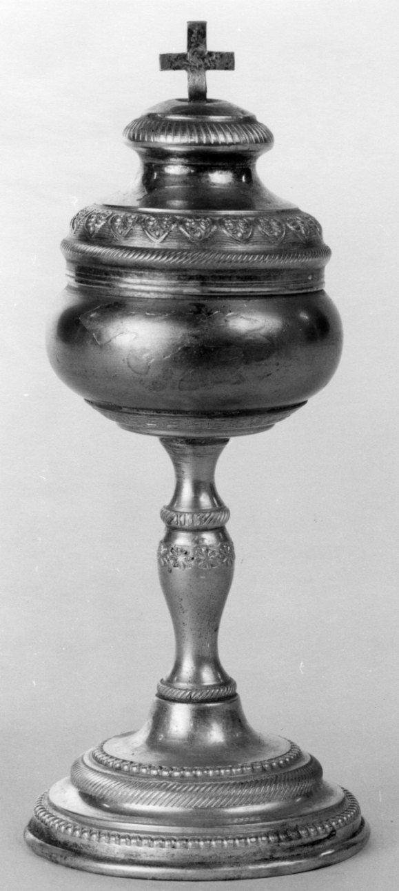 pisside da viatico, opera isolata - bottega piemontese (ultimo quarto sec. XIX)