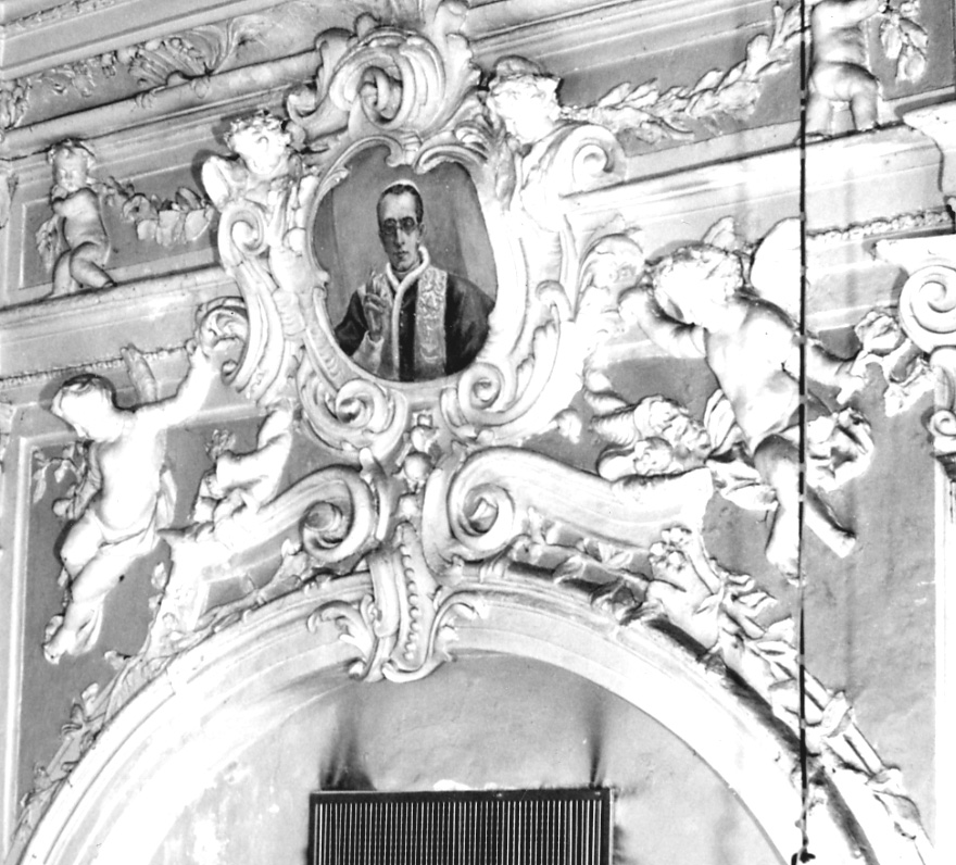 motivi decorativi vegetali con angeli (decorazione plastica) di Beltramelli Domenico (fine/inizio secc. XVII/ XVIII)